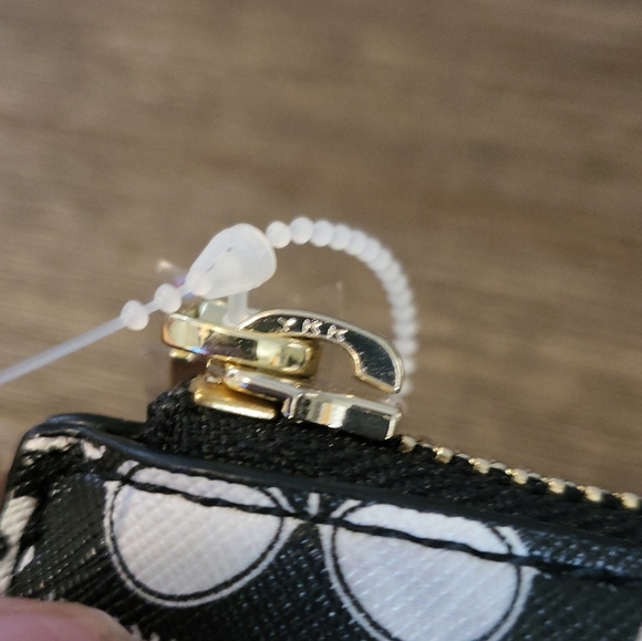 KARL LAGERFELD WRISTLET DOUBLE ZIP Multi Paris Icons NWT - Picture 6 of 16